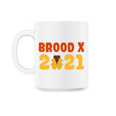 Cicada Brood X 2021 Reemergence Theme Design graphic 11oz Mug