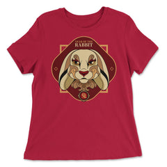 Chinese Year of Rabbit 2023 Chinese Aesthetic graphic - Women's Relaxed Tee - Red
