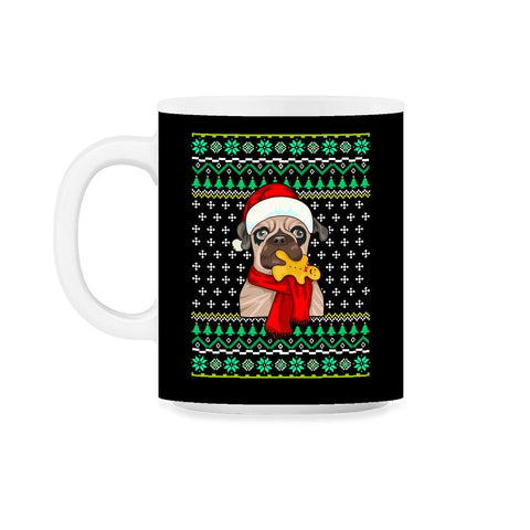French Bulldog Ugly Christmas Sweater Funny Humor 11oz Mug