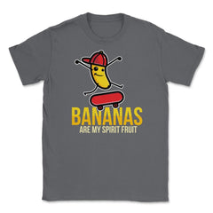 Bananas are My Spirit Fruit Funny Banana Skater graphic Unisex T-Shirt