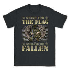 Stand For The Flag Kneel For The Fallen Honor Armed Forces design