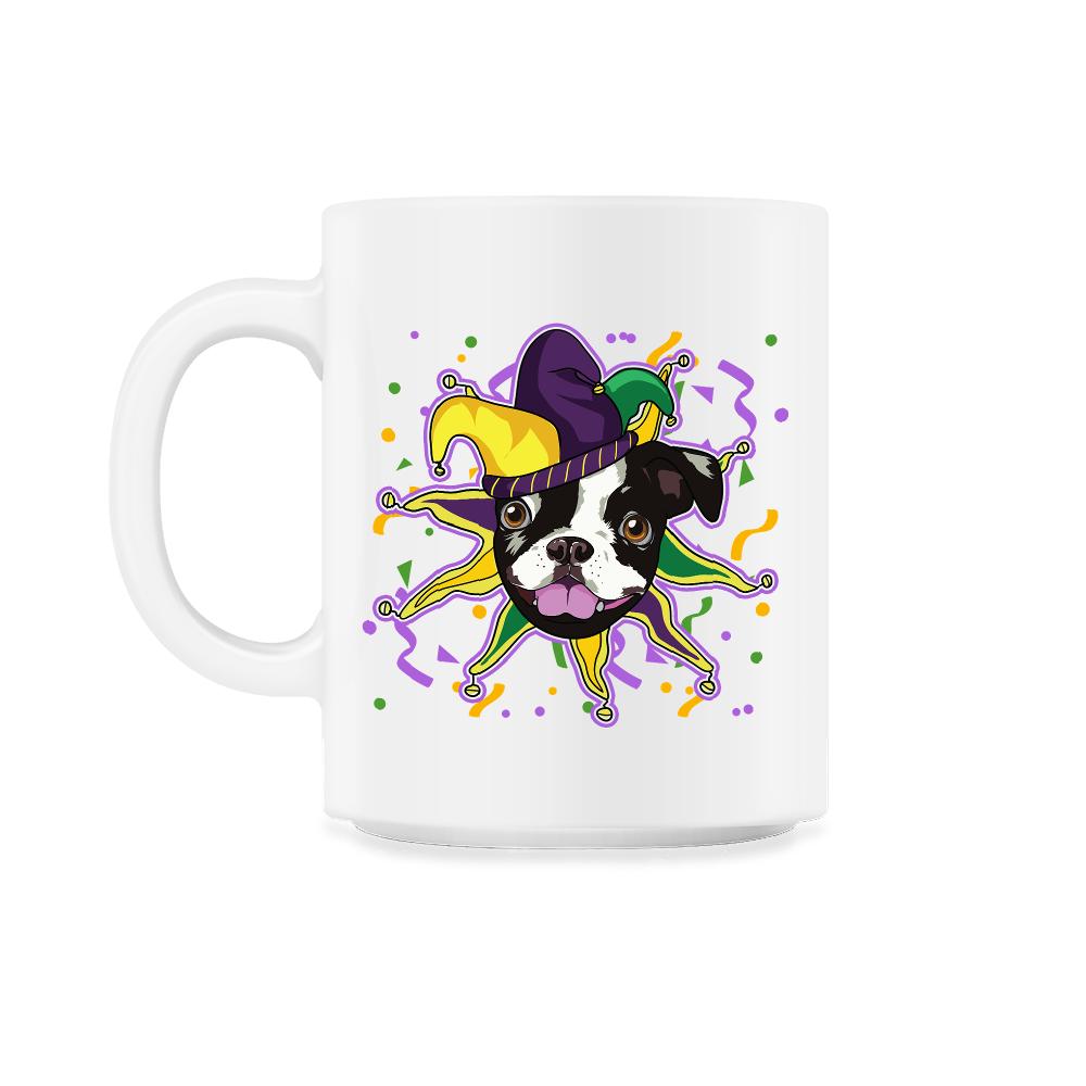 Mardi Gras French Bulldog Jester Funny Gift graphic 11oz Mug
