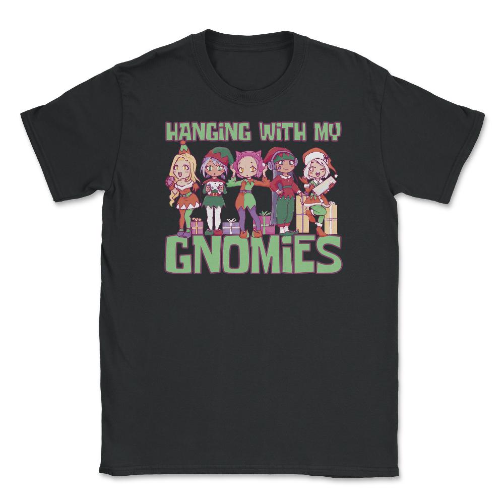 Hanging With My Gnomies Cute Kawaii Anime Gnomes product Unisex - Black