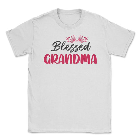 Blessed Grandma Beautiful Christian Grandmother Appreciation print - White