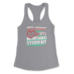 70% Stress 30% Nursing Student T-Shirt Nursing Shirt Gift Women's