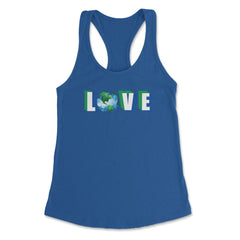 Love our Planet Earth Day Women's Racerback Tank