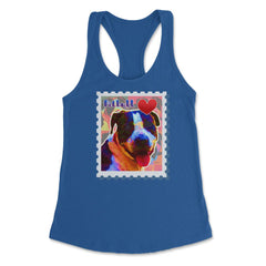 Pitbull Love Stamp product Tee Gifts graphic design Tee Gift Women's