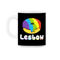 Lesbow Rainbow Donut Gay Pride Month t-shirt Shirt Tee Gift 11oz Mug