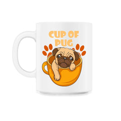 Pug Cup of Pup Cute Funny Puppy print 11oz Mug