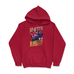 The Only One That Needs a Rhino Horn is a Rhino graphic Hoodie - Red