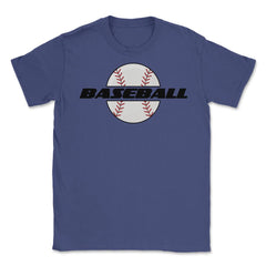 Cute Baseball Sporty Baseball Player Coach Fan Athlete design Unisex - Purple