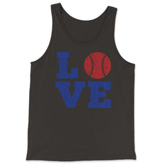 Funny Baseball Lover Love Coach Pitcher Batter Catcher Fan product - Tank Top - Black