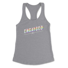 Engayged Rainbow Flag Gay Pride Engaged Design product Women's