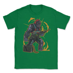 Gorilla Soldier Retro Vintage Armed Forces Design print Unisex T-Shirt