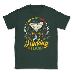 Official 5 de Mayo Women's Drinking Team Retro Vintage graphic Unisex - Forest Green
