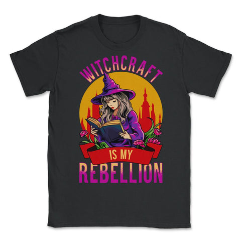 Anime Witch Witchcraft Is My Rebellion Graphic product - Unisex T-Shirt - Black