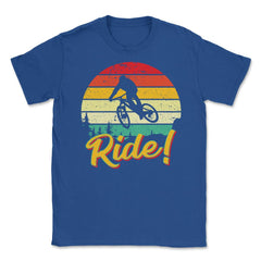 Mountain Bike Retro Vintage Grunge Cycling Biker Gift product Unisex - Royal Blue