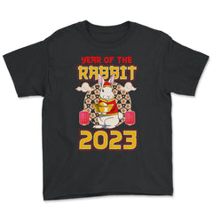 Chinese Year of Rabbit 2023 Chinese Aesthetic product - Youth Tee - Black