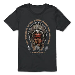 Chieftain Peacock Feathers Motivational Native Americans product - Premium Youth Tee - Black