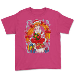 Anime Christmas Santa Anime Girl with Xmas Presents Funny product - Heliconia