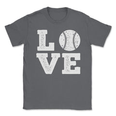 Funny Baseball Lover Love Coach Pitcher Batter Catcher Fan design - Smoke Grey