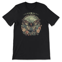 Cottage Core Butterfly With Flower Nature Lover Product design - Premium Unisex T-Shirt - Black