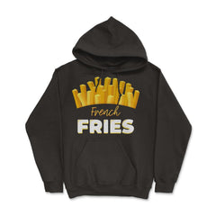 Lazy Funny Halloween Costume Pretend I'm A French Fry graphic - Hoodie - Black