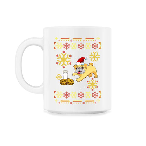 Pug Ugly Christmas Sweater Funny Humor 11oz Mug