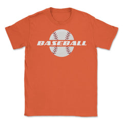 Cute Baseball Sporty Baseball Player Coach Fan Athlete print Unisex - Orange