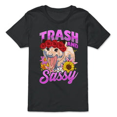 Trash & Sassy Funny Possum Lover Trash Animal Possum Pun product - Premium Youth Tee - Black