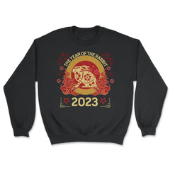 Chinese New Year The Year of the Rabbit 2023 Chinese design - Unisex Sweatshirt - Black