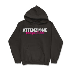 ATTENZIONE PICKPOCKET!!! Trendy Text Duo Design product - Hoodie - Black