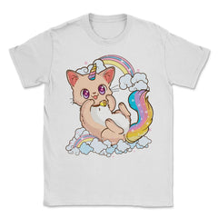 Rainbow Pride Caticorn Kawaii Anime product Unisex T-Shirt
