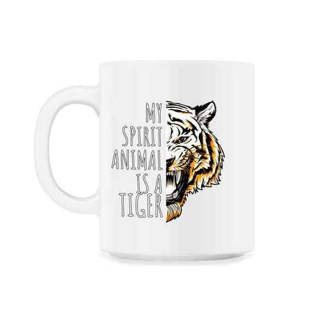 My Spirit Animal is a White Tiger Awesome Rare product 11oz Mug