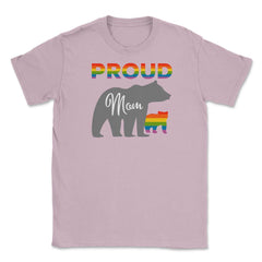 Rainbow Pride Flag Bear Proud Mom and Gay Cub print Unisex T-Shirt