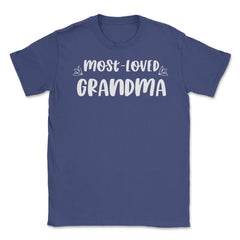 Most Loved Grandma Grandmother Appreciation Grandkids product Unisex - Purple