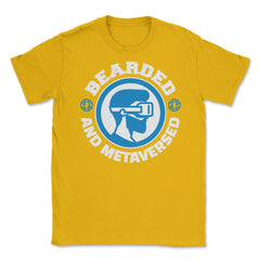 Bearded and Metaversed Virtual Reality & Metaverse product Unisex - Gold