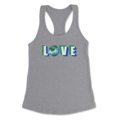 Love our Planet Earth Day Women's Racerback Tank