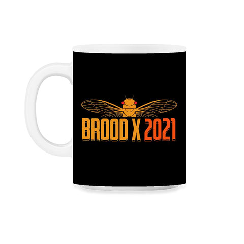 Cicada Brood X 2021 Reemergence Theme Minimalist product 11oz Mug