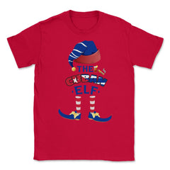 The Cuban Elf Cuban Flag Drink & Cigar design Unisex T-Shirt - Red