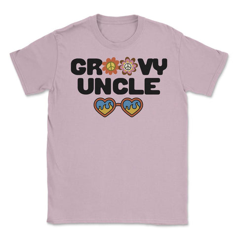 Funny Groovy Uncle 70's 1970's Vintage Retro Nostalgia product Unisex - Light Pink