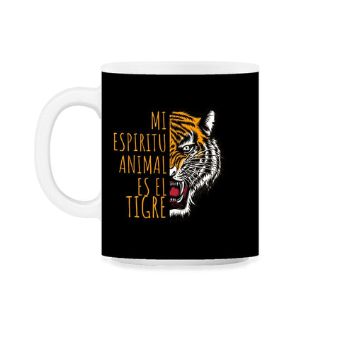 Mi Espiritu Animal es el Tigre Rugiente Gracioso print 11oz Mug