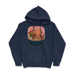 Ramen Octopus for Fans of Japanese Cuisine and Culture product - Hoodie - Navy