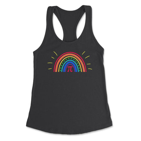 Bohemian Rainbow & Pi Symbol For A Happy PI Day Math Teacher graphic
