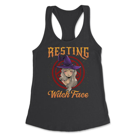 Resting Witch Face ANIME Witch Girl Character Gift Women's Racerback