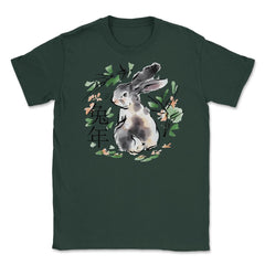 Chinese New Year of the Rabbit Cottage core Bunny product Unisex - Forest Green