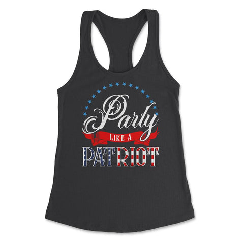 Party Like A Patriot Retro Vintage American Joy print Women's