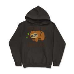 Sleeping is My Favorite Sport Hilarious Kawaii Sloth product - Hoodie - Black