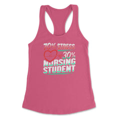 70% Stress 30% Nursing Student T-Shirt Nursing Shirt Gift Women's