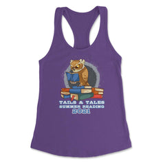 Summer Reading 2021 Tails & Tales Funny Reading Owl print Women's